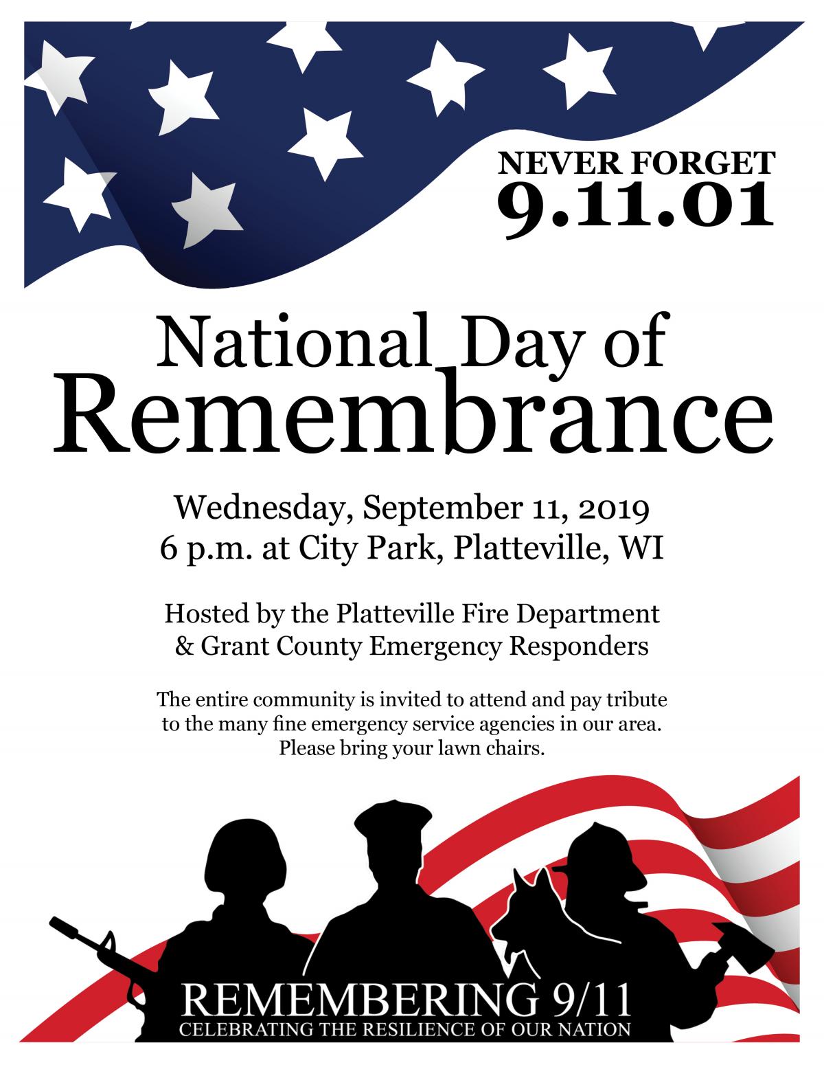 National Day of Remembrance Poster